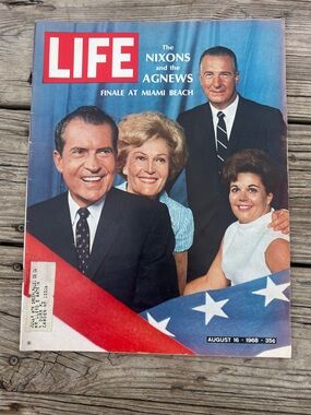 1968, Richard Nixon, "LIFE" Magazine (Scarce / Vintage) Coca-Cola